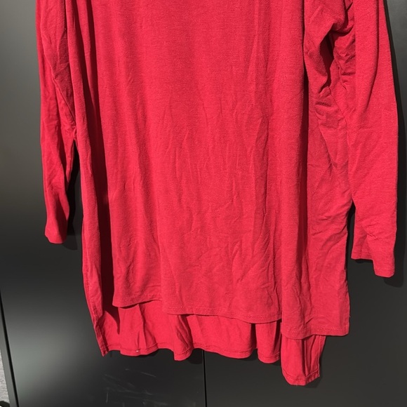 Zenana | Maroon | V-Neck Tunic style long sleeve | Size XL | Women’s - Picture 2 of 4